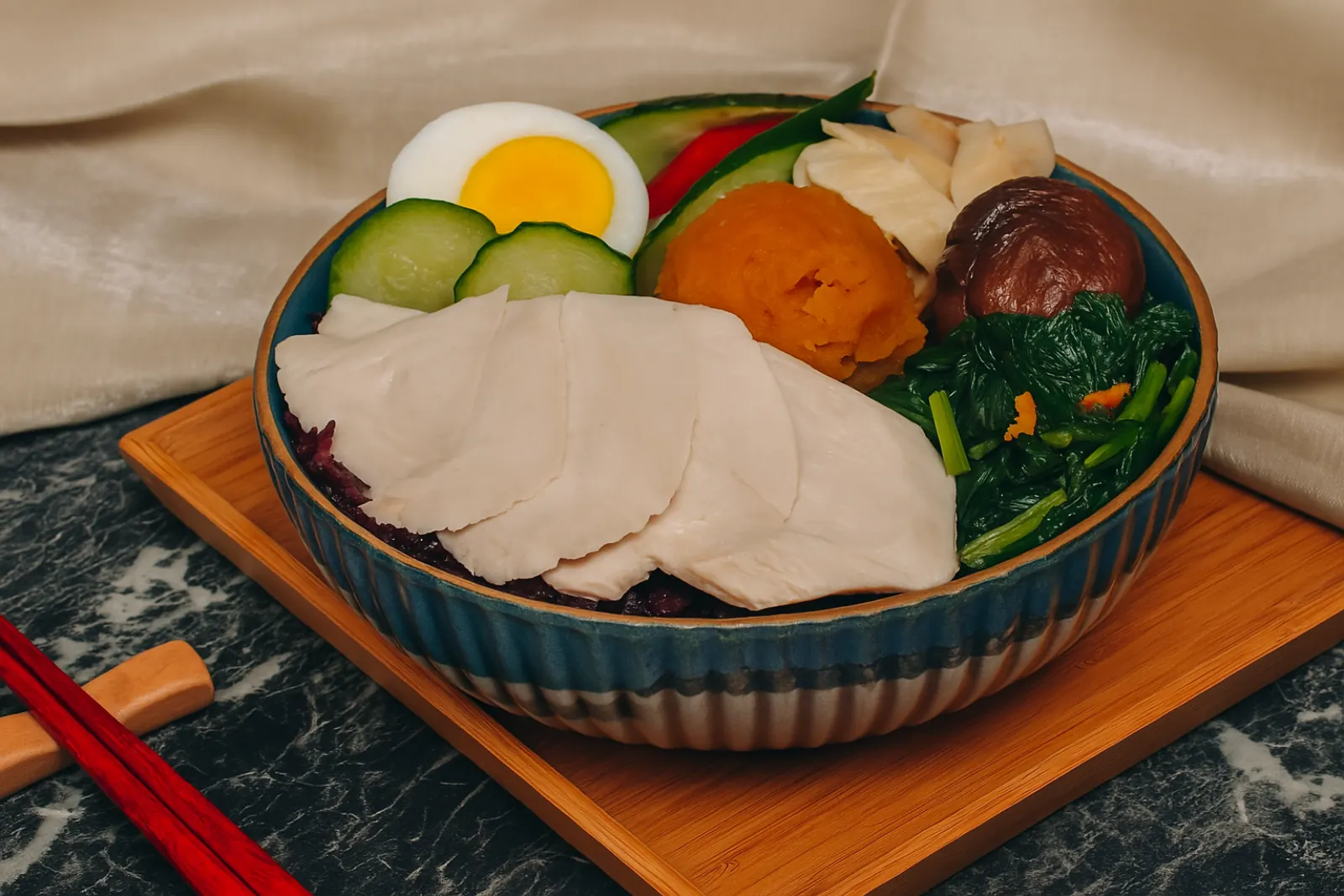 舒肥氣冷雞餐盒